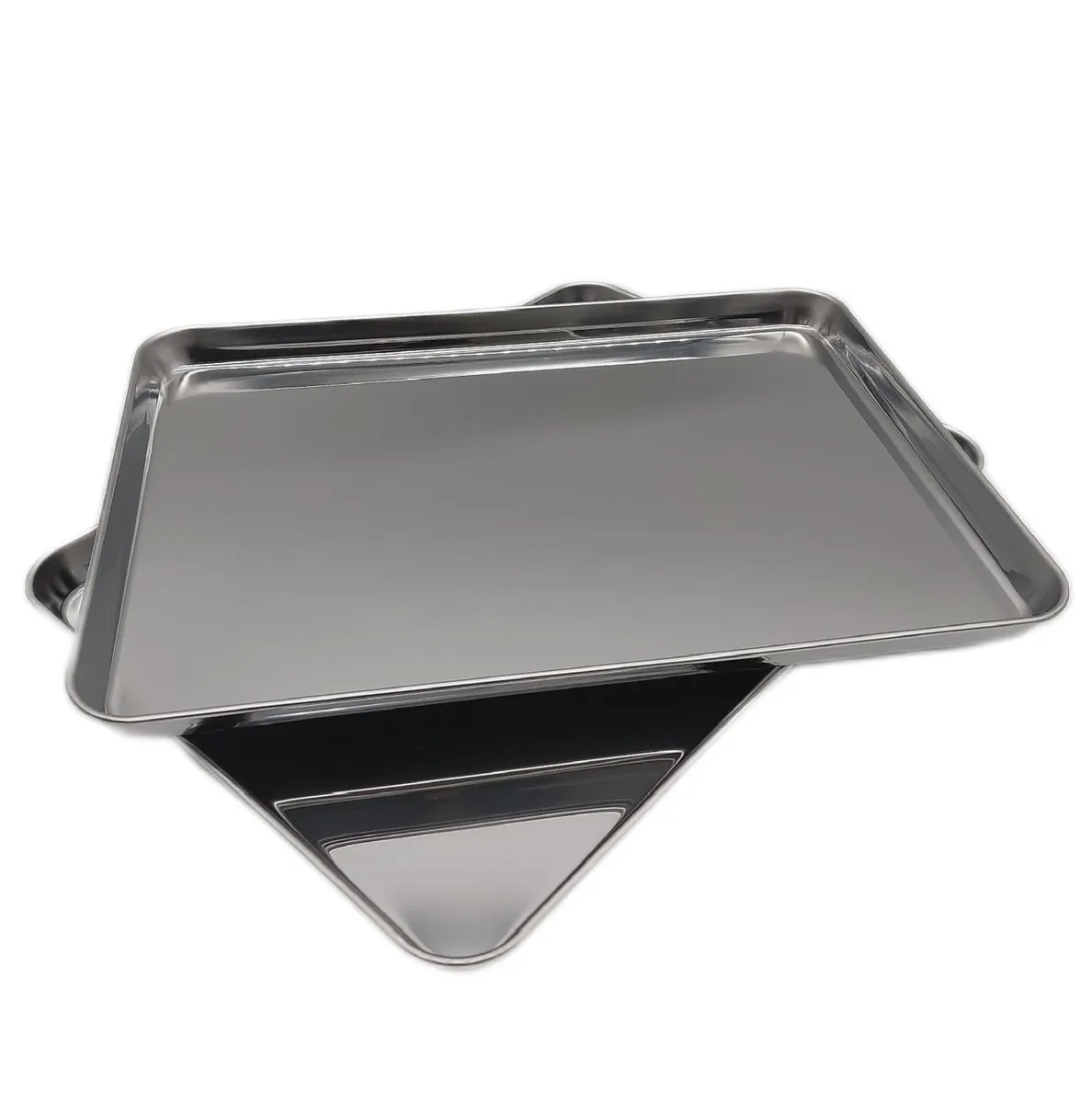 Wildone Backblech Backzubehör Ofenblech Set Edelstahl 44 x Schlicht