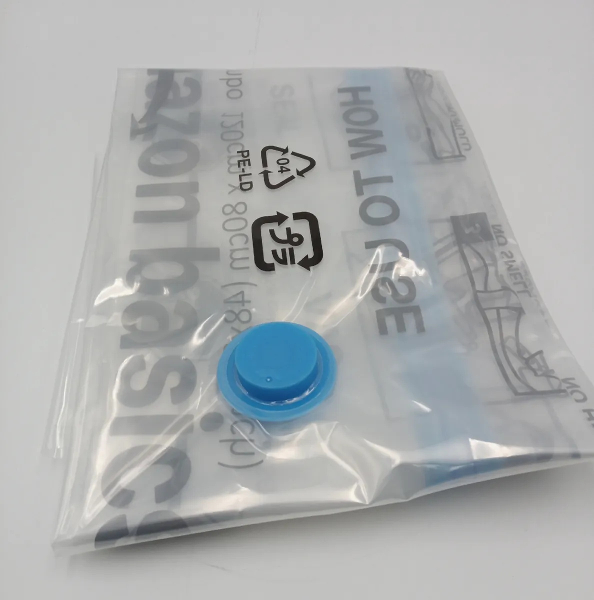 Amazon Basics Vakuumbeutel Aufbewahrung Haushaltswaren 15er Pack Handpumpe Jumbo