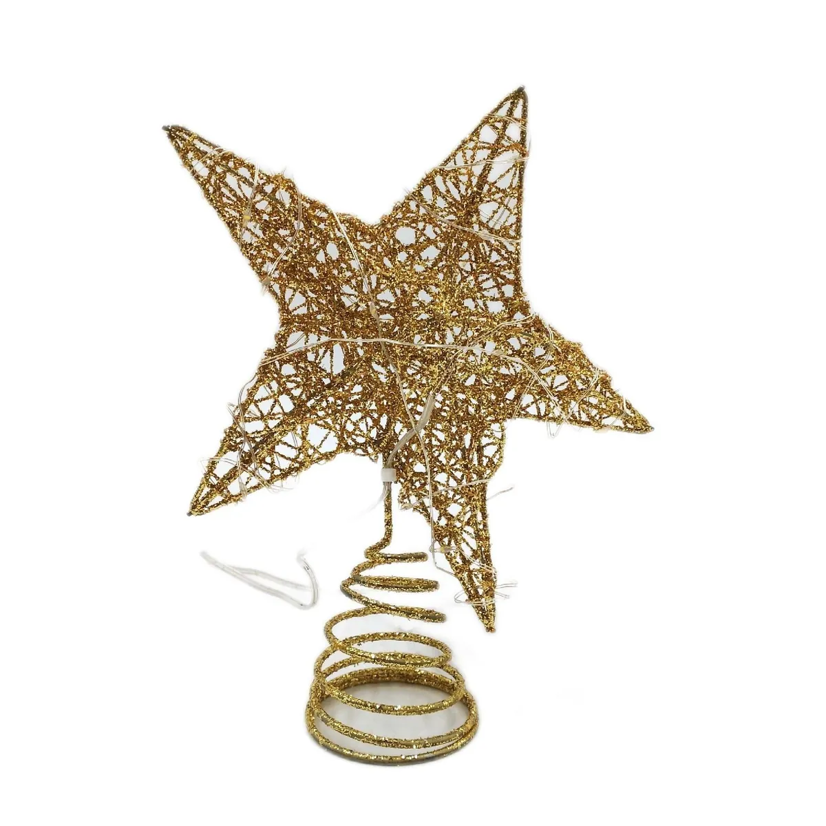 Weihnachtsbaumspitze Aufstecker Dekoration LED Lichter Tannenbaum Beleuchtung fest