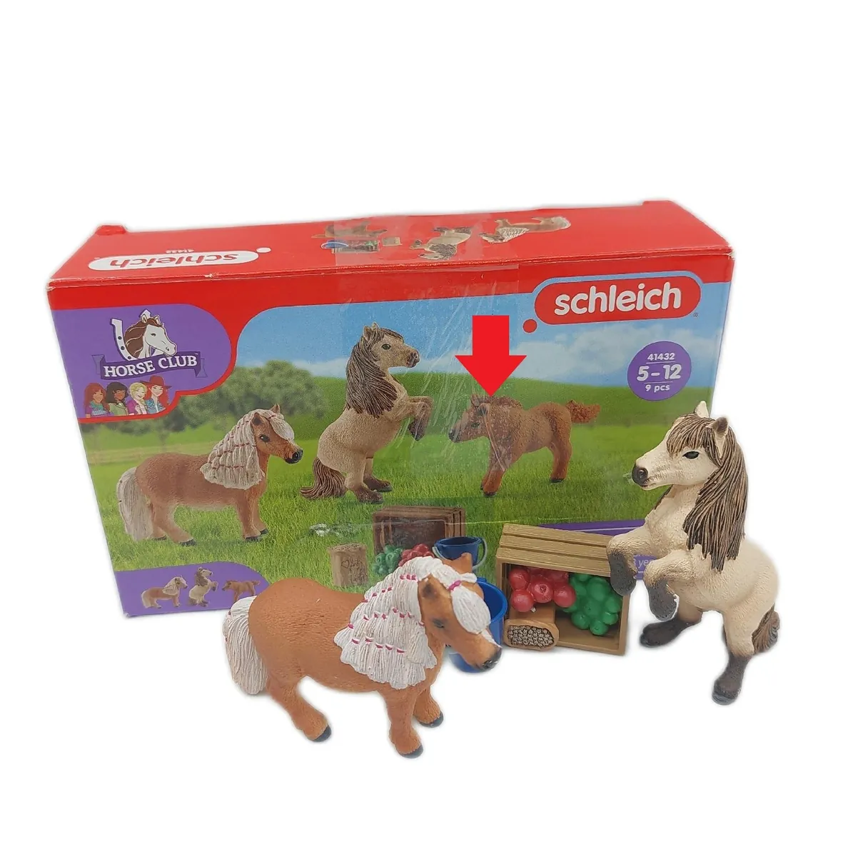 Schleich 41432 Mini Shetty Familie ab 5 Jahren ohne Fohlen Pfohlen fehlt