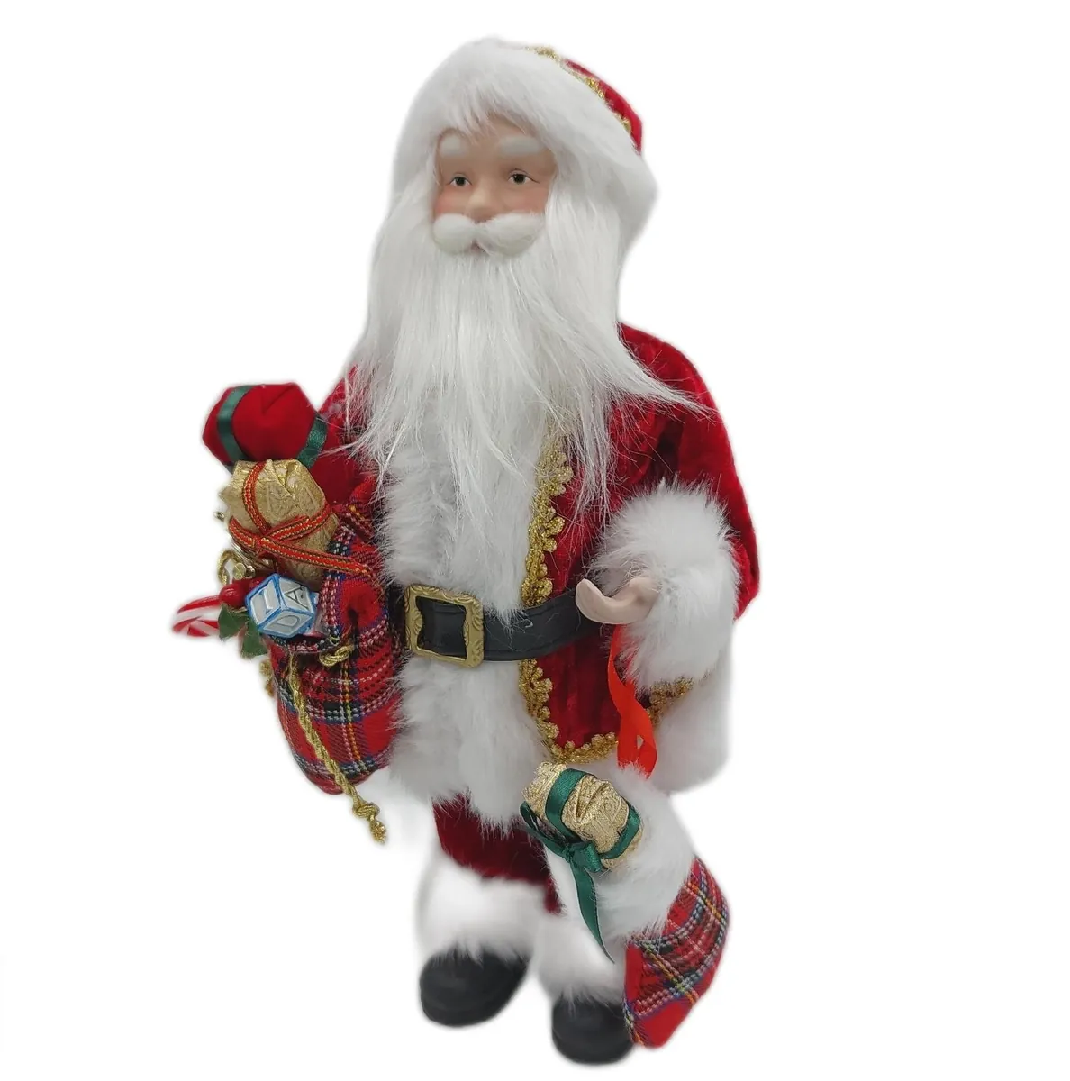 Ut Weihnachtsmann Figur Dekoration Weihnachtsdeko Stehende 12 Zoll Horn Geschenk Weihnachten Feier Stimmung