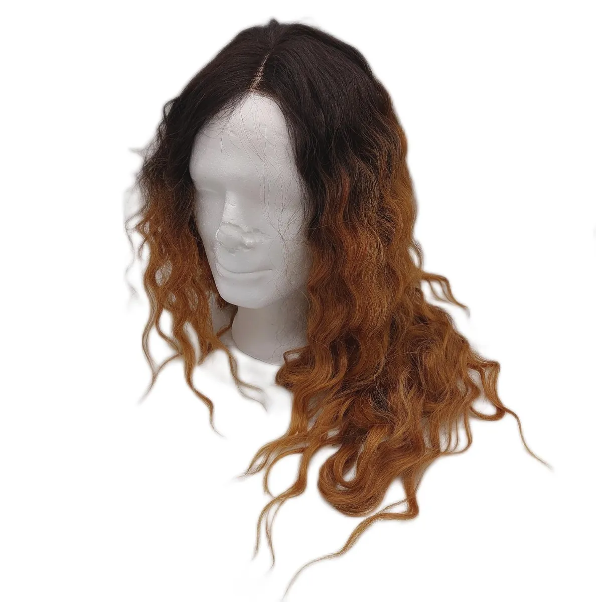 Joedir Perücke Haarteil Damen Mode Lang gewellt 76 cm Spitze Front Stilvoll für Damen