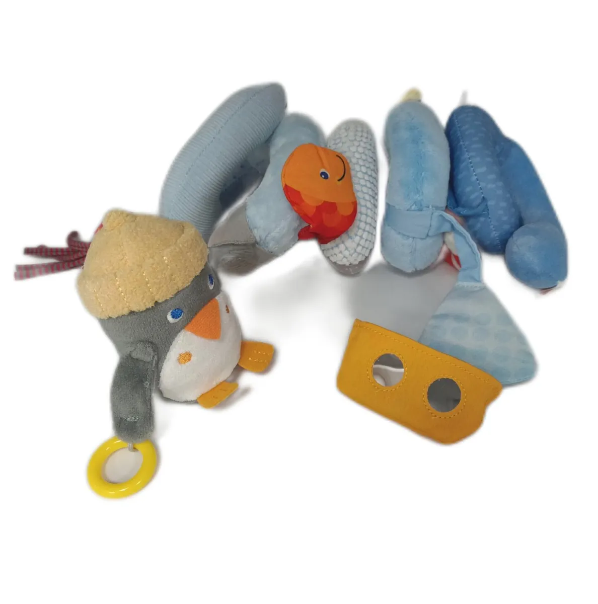 HABA Mobile Spirale Babyspielzeug Kinderzimmer Pinguin abnehmbare Tierfigur Kus