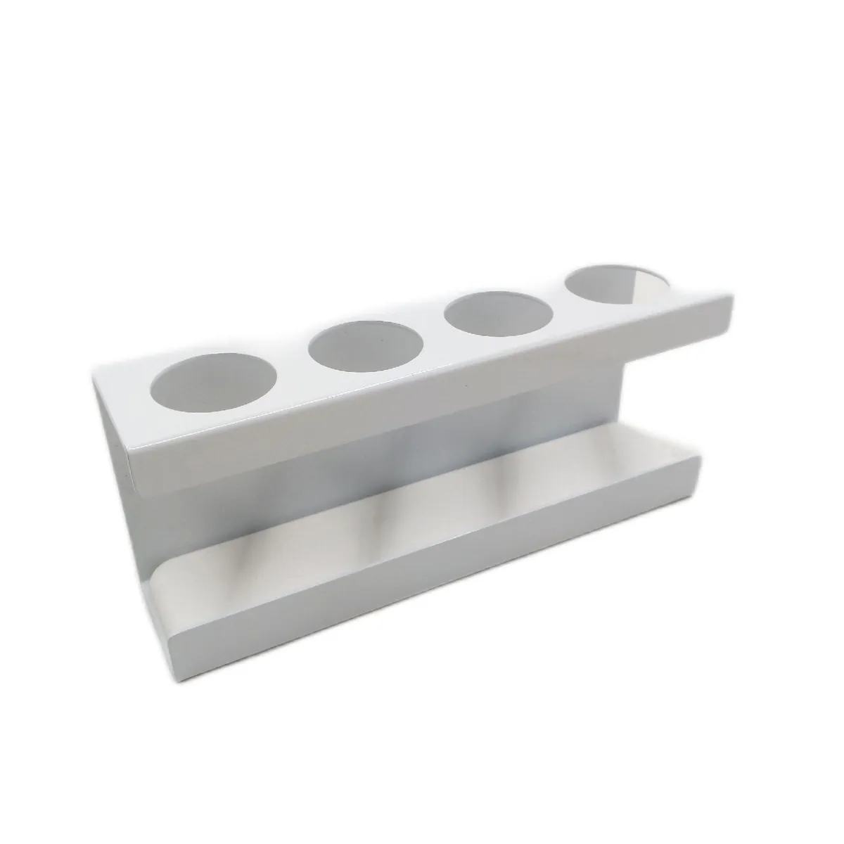 Elektrische Zahnbürste Halter Badezimmer Zubehör 4 Loch Weißer Zahnbürsten Organizer
