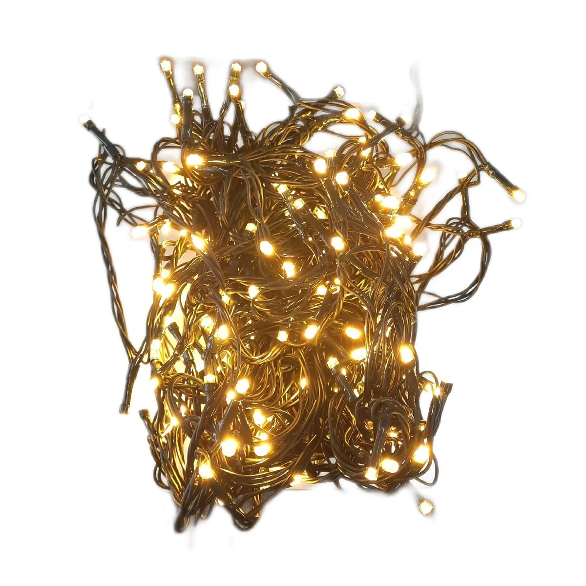 Ishabao Lichterkette Beleuchtung Garten 20m 200 LED festlich Weihnachts