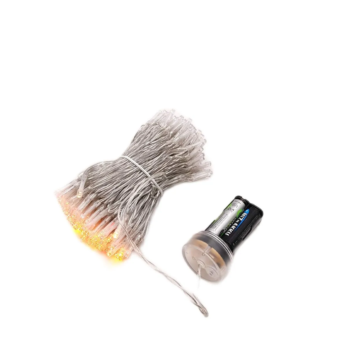 Joomer Lichterkette Beleuchtung Weihnachten 20 Meter 200 LED Außen Batterie Timer Energie