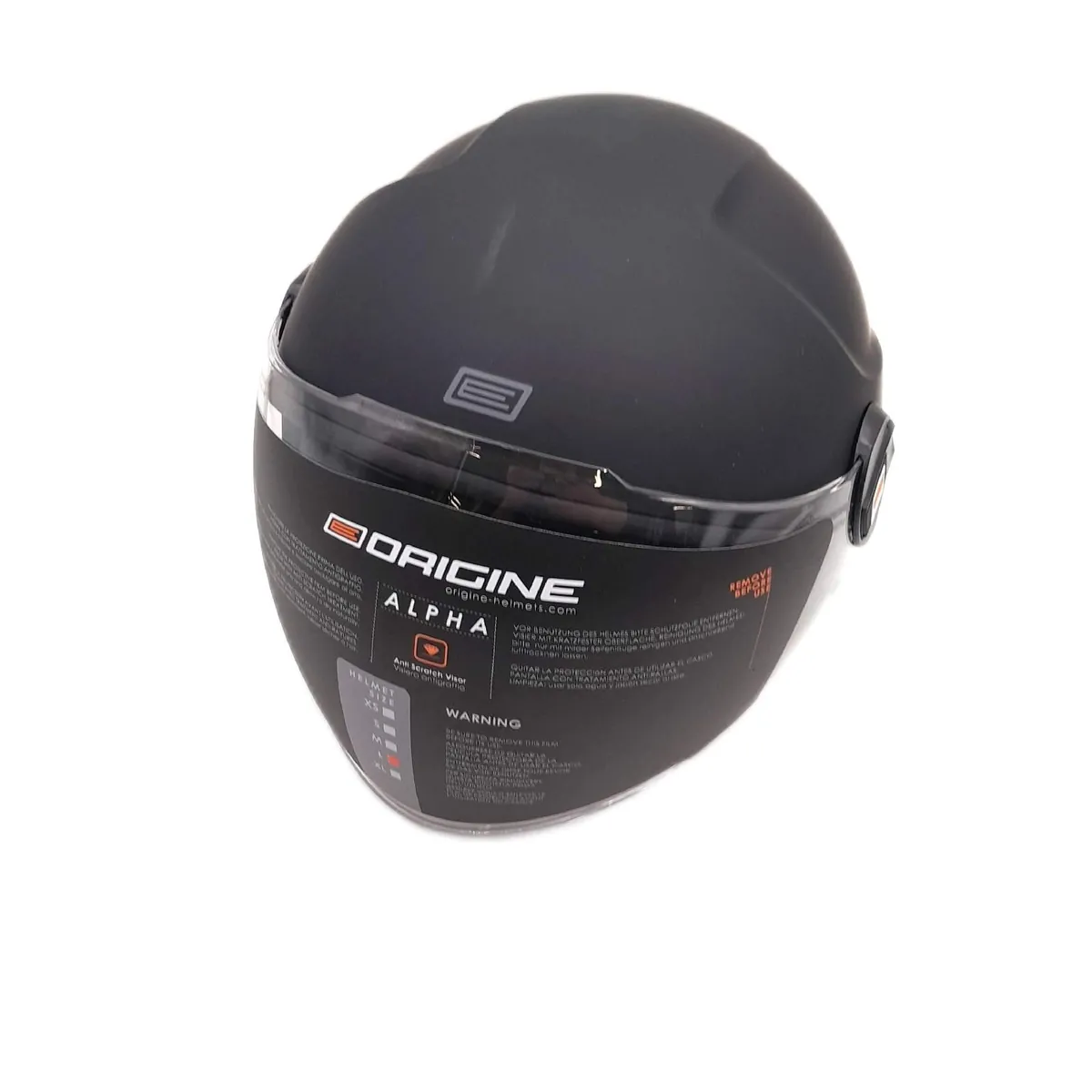 Origine Jethelm Motorradhelme Chopper Helm Sicherheitsschale Moped Mofa Roller