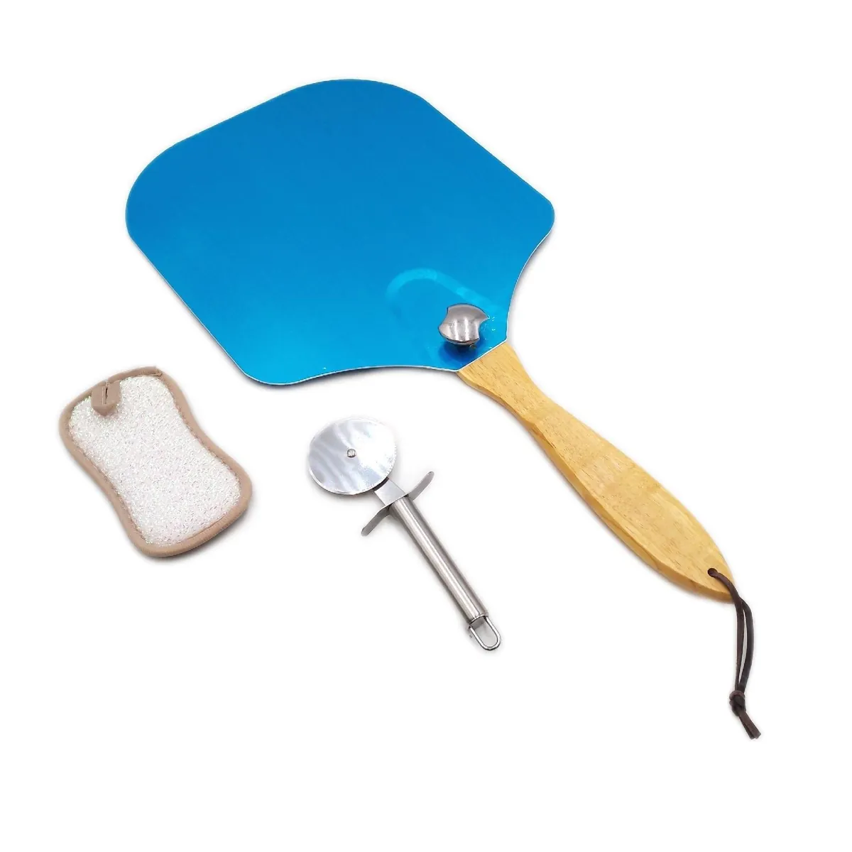 Phieeseriy Pizzaschieber Backzubehör 305 cm Aluminium abnehmbar Küche Zubehör