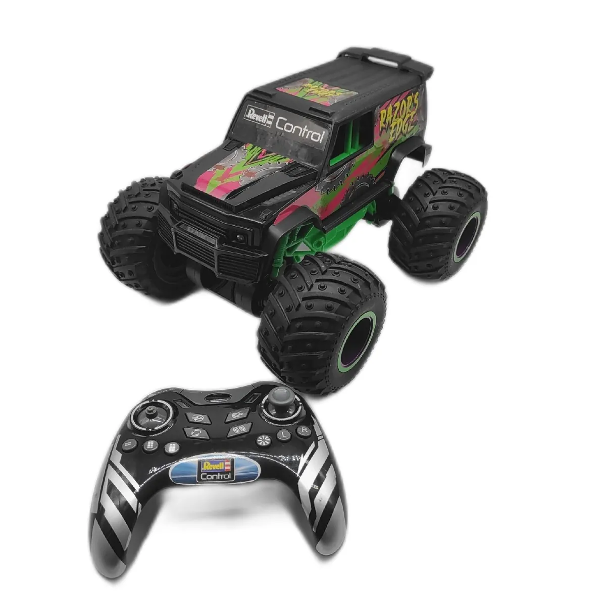 Revell RC Monster Truck Razors Edge kraftvolle GHz Fernsteuerung Knopf defekt funktioniert