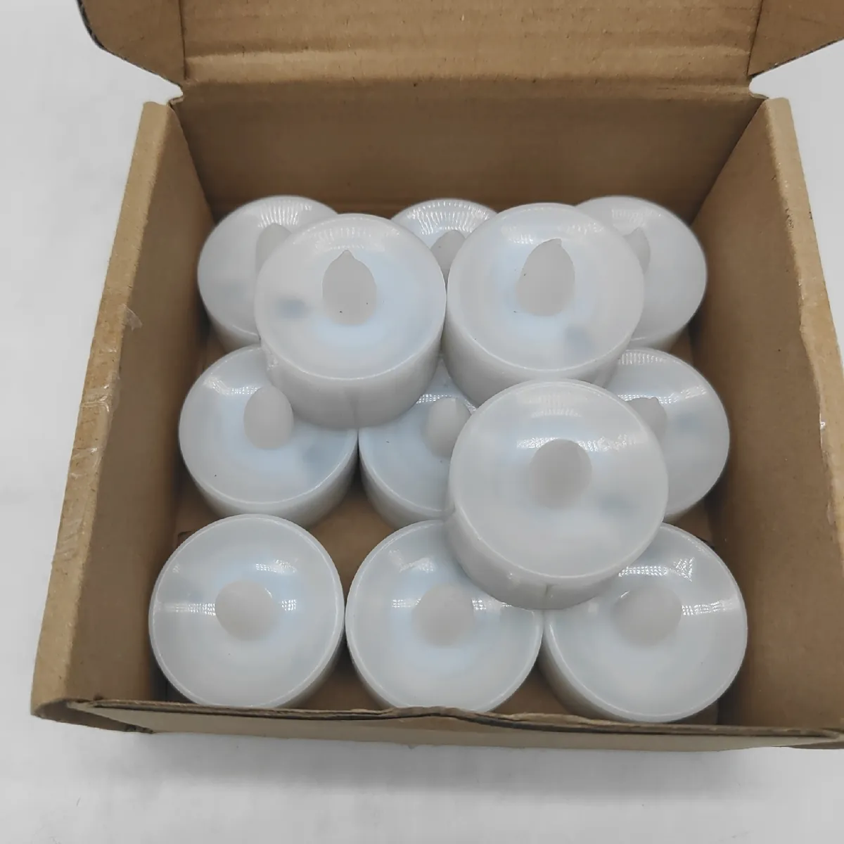 HAZ S LED Teelichter Elektrische Kerzen Wohn Dekoration Timer flackernd Set