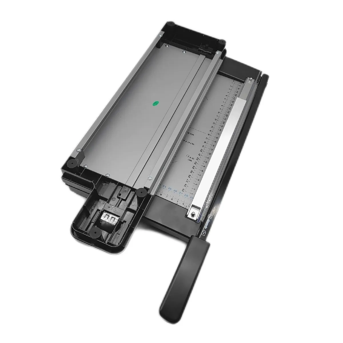 Rayher Papierschneidemaschine Bastelbedarf 2 in 1 Gerät Hebel