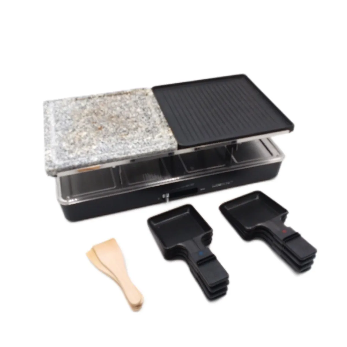 Clatronic Grillplatte Zubehör Küche Raclette Grill vielseitiges Kochen einfach praktisch vielseitig