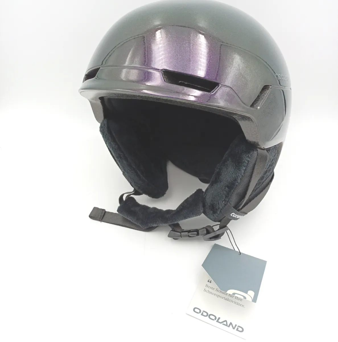 Odoland Skihelm Snowboardausrüstung Grösse M Farbwechselnder Helm für Erwachsene Sicherheitsschutz