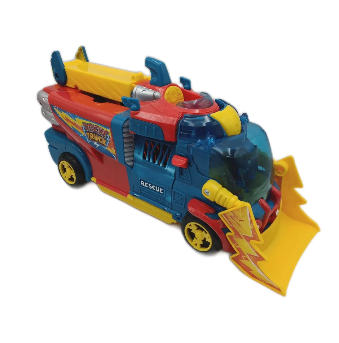 SuperThings Spielzeug Fahrzeug Feuerwehr Truck ausziehbare Leiter Rettungsspaß Kinder Abenteuer Spielzeug