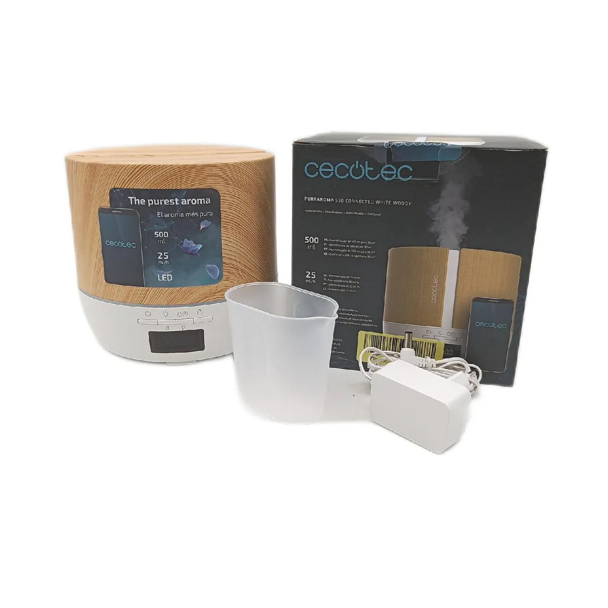 Cecotec Aromavernebler Haushalt PureAroma 550 Connected White Duftspender Entspannung Wohl