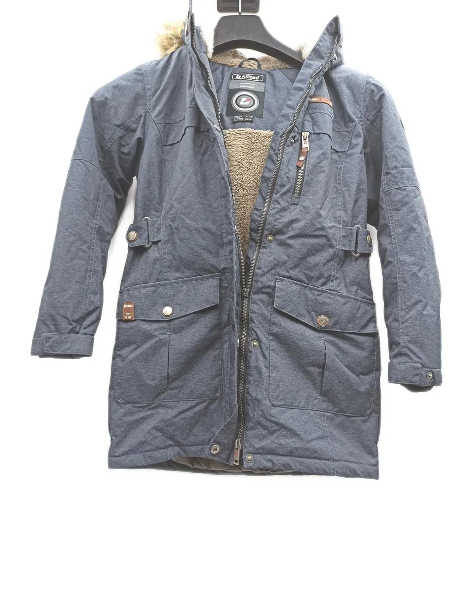 Killtec Winterjacke Kinderbekleidung Hadara Jr Blau Denim Sportlich Warmhalten