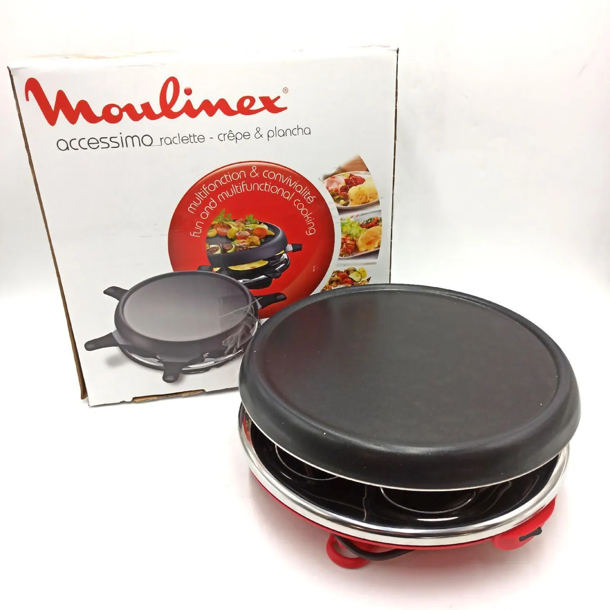 Moulinex Crêpier Küchengerät Accessimo RE151812 Raclette Plancha