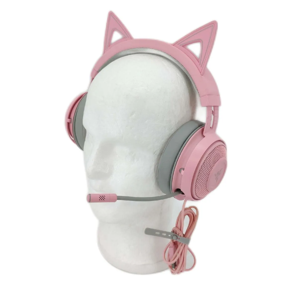 Razer Gaming Headset Audiozubehör Kraken Kitty Edition USB Kabel Spielerlebnis Katzenohr