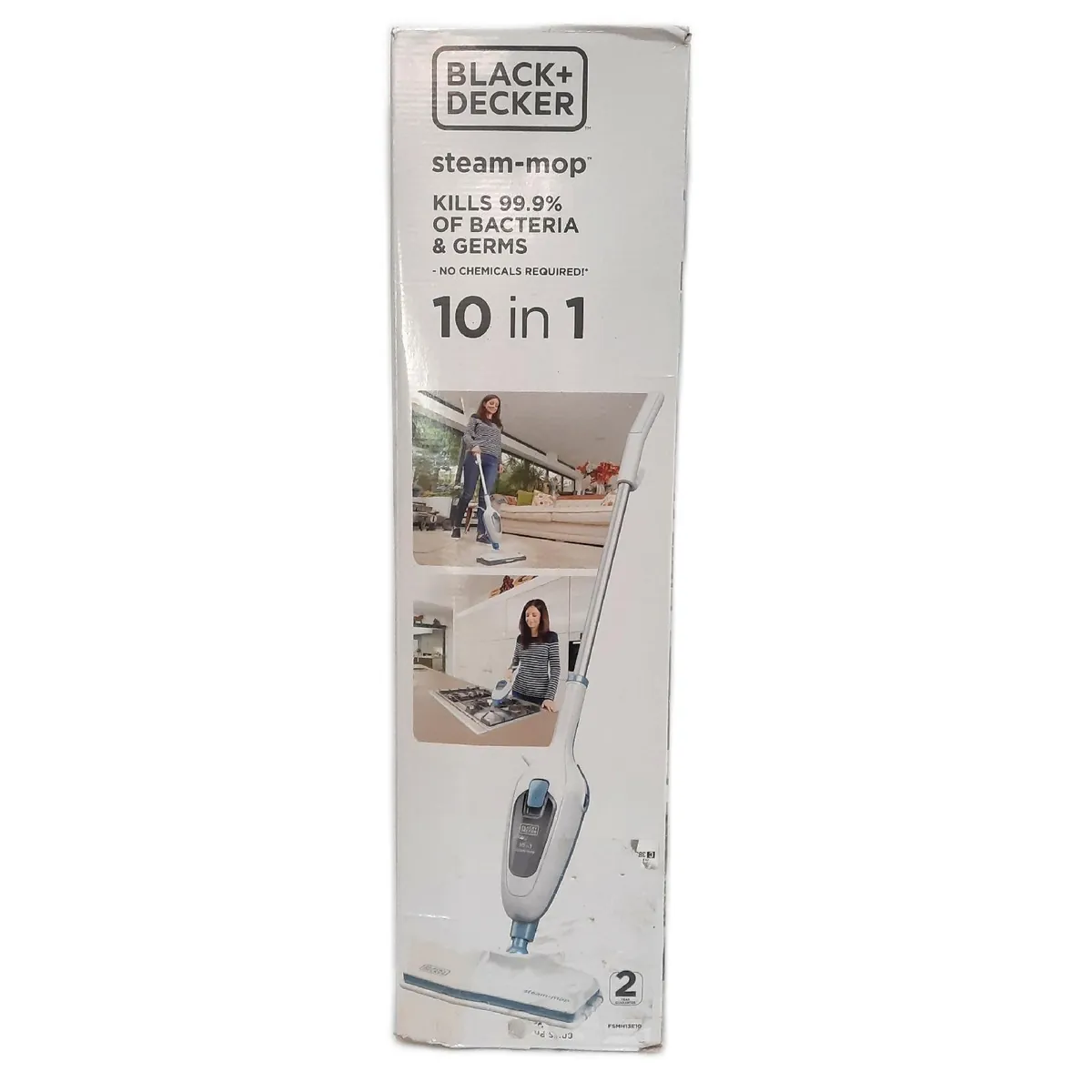 BLACK+DECKER Dampfbesen mit Handreiniger 1300W Zubehörteile - Unvollständig