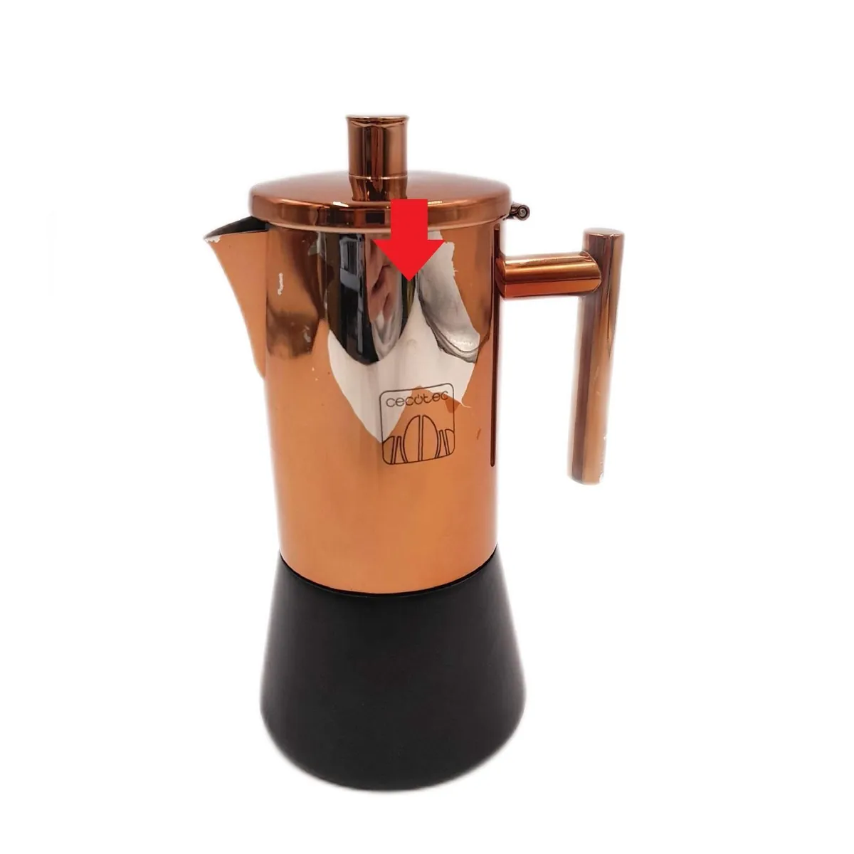 Cecotec Espressokocher Espressomaschinen Moking 600 Italienisch elegant und hochwert