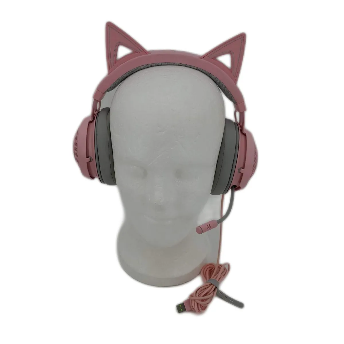 Razer Gaming Headset Kopfhörer Kraken Katze Rot USB Chrom Sound Surround Gaming