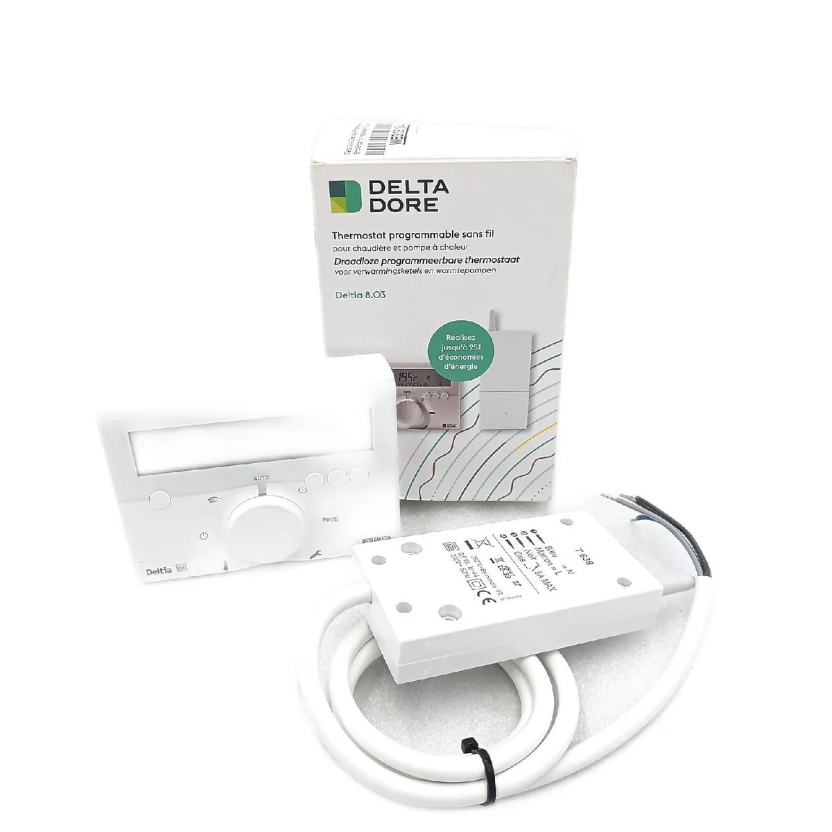 Delta Dore Funkthermostat Haustechnik DEL6050417 programmierbar Temperaturregelung