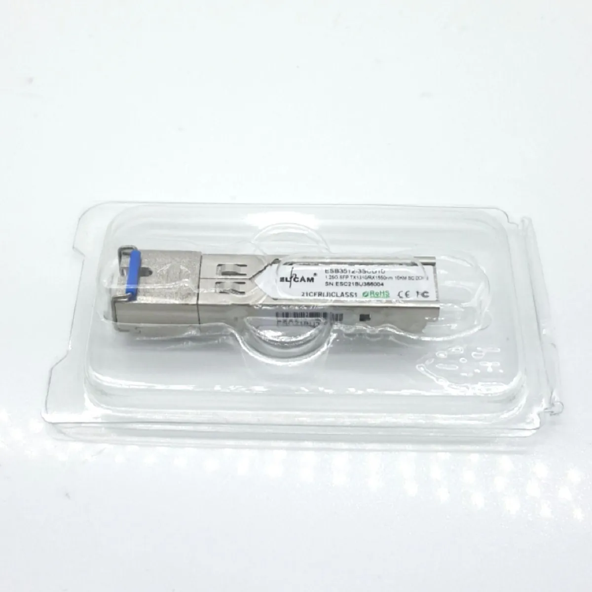 Elfcam Modul SFP Glasfaser Netzwerk 1000 Base BX TX 1310 nm