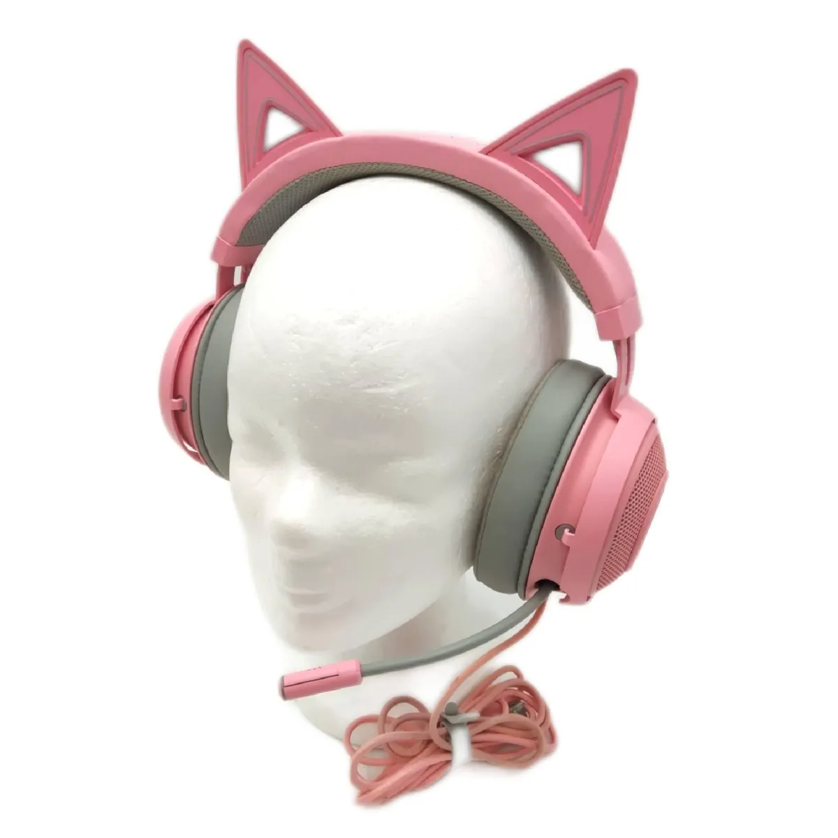 Razer Kraken Kitty Edition Gaming Headset Katze Ohr USB Mikrofon Defekt Gebrauchsspuren