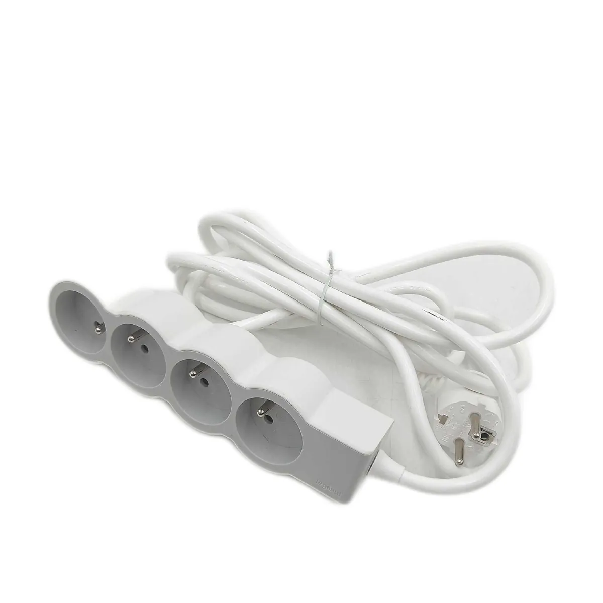 Legrand Steckdosenleiste Elektroinstallation FB 3 x 2P T Standard Kabel weiß