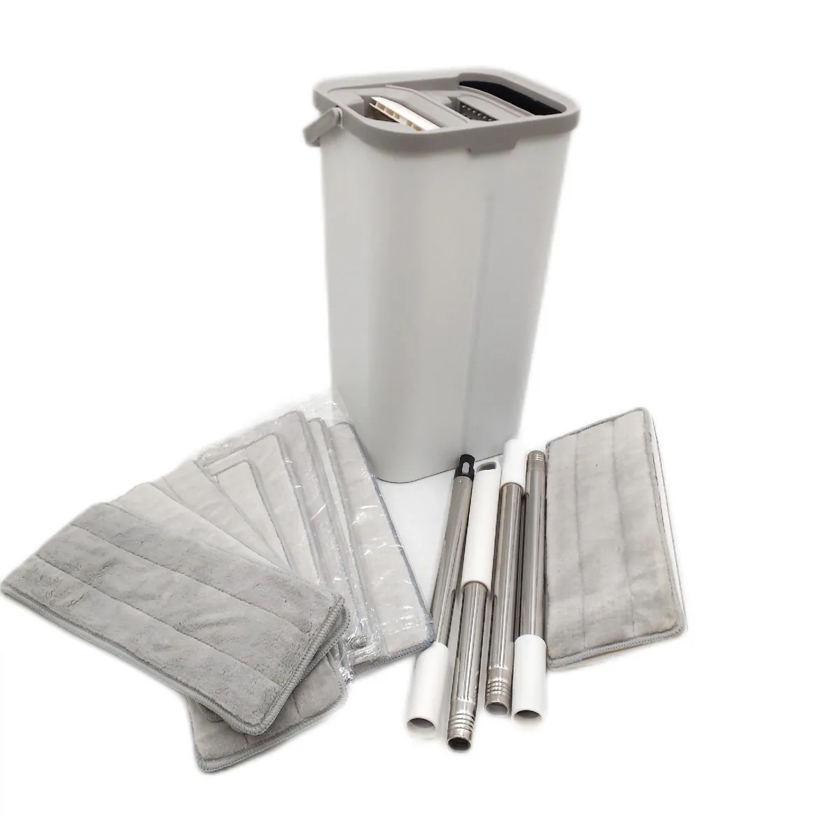 Masthome Wischmopp Set Bodenwischgeräte Haushalt Reinigung 5 Mikrofaser S