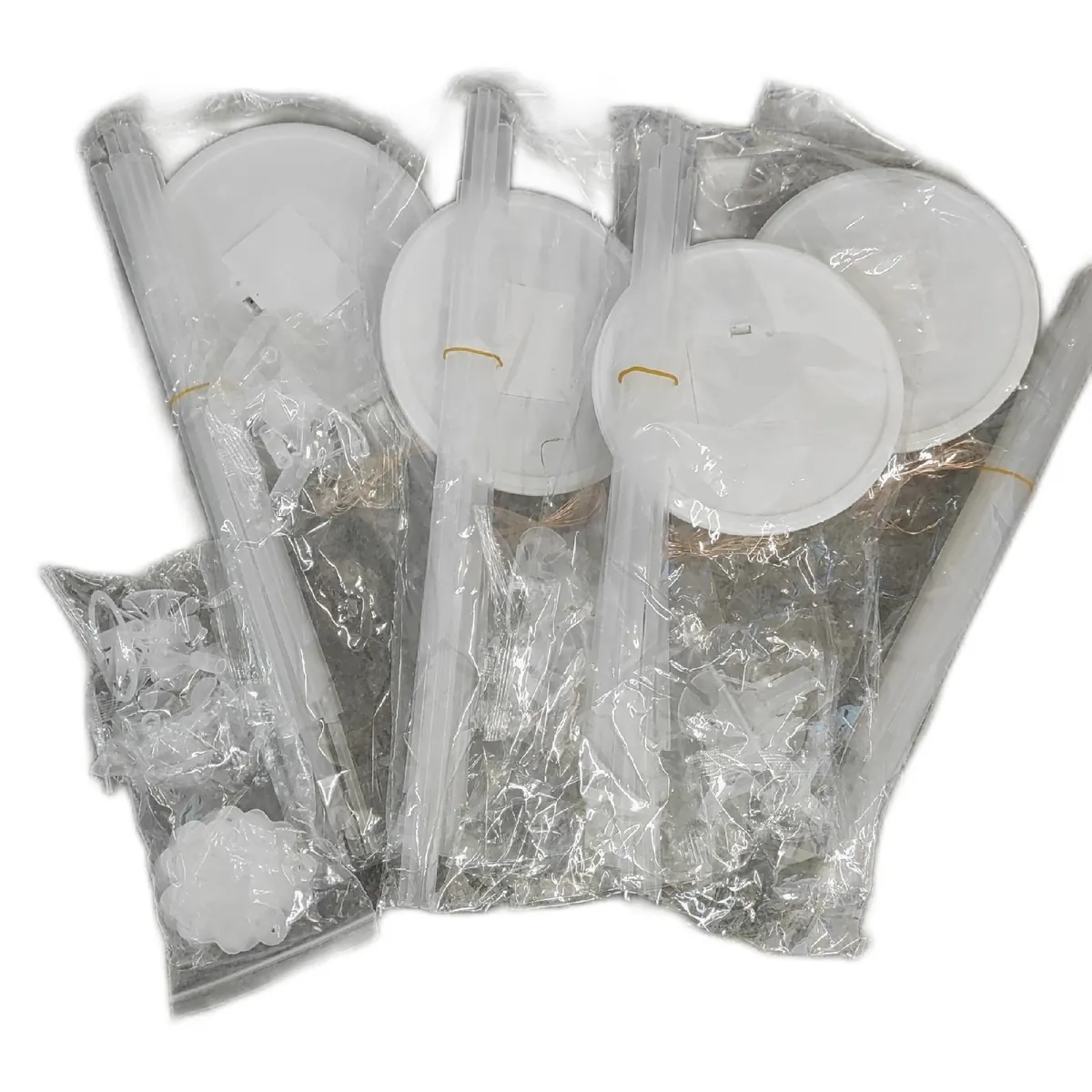 LED Luftballons Ständer Dekoration LED Ballon Halter Set 4 Stück Farbwechsel Bele