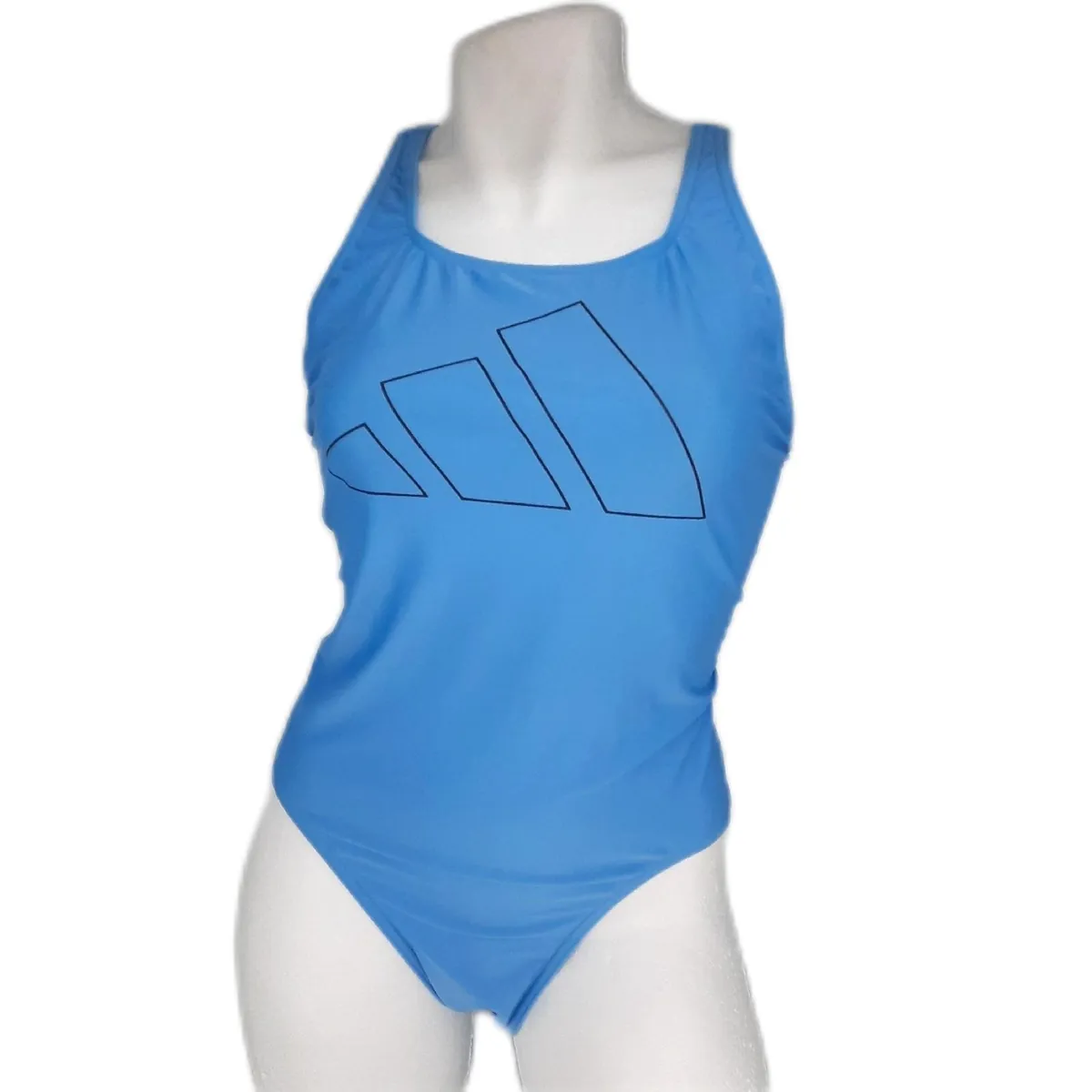 Adidas Badeanzug Damenbekleidung Big Bars Blau Burst Größe 38 Sportlich