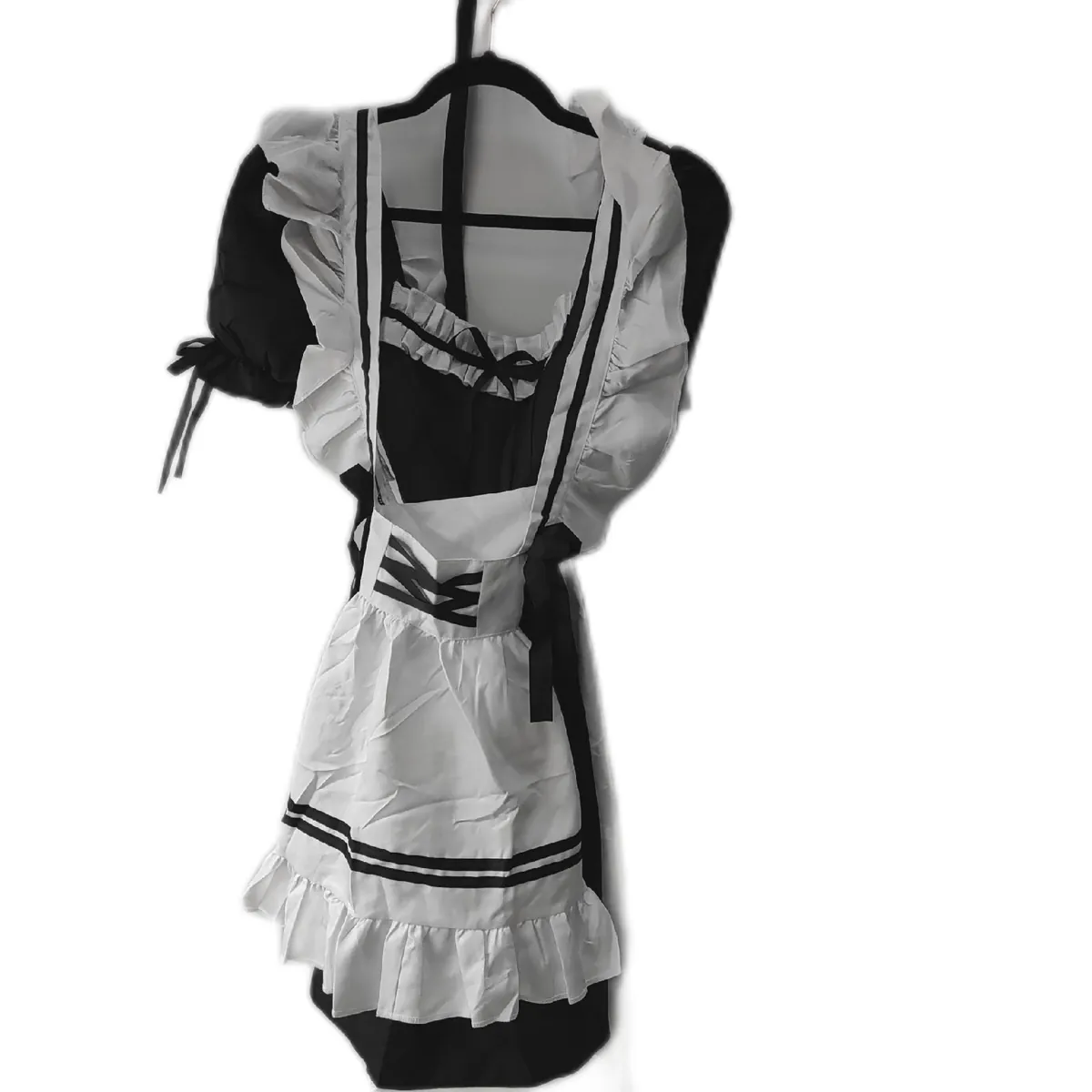 Anime Schürze Kostüm Faschingskleidung French Maid Lolita pelzige Katze Cosplay
