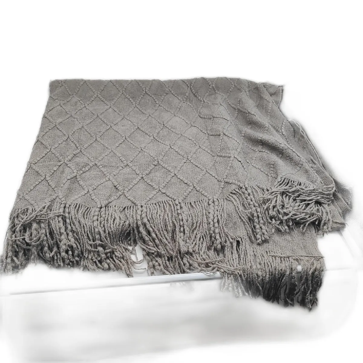 Hayisugal Wohndecke Wohndeko Kuscheldecke Quaste Weich warme Wohnaccess
