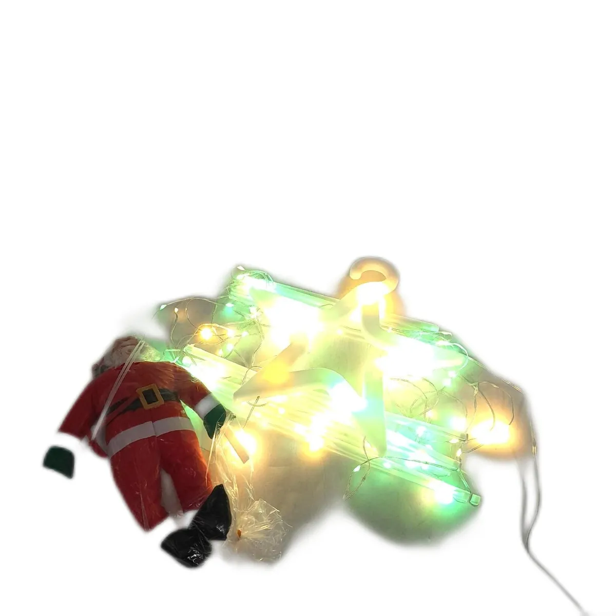 Opard Weihnachtsbeleuchtung Dekoration Kletternder Weihnachtsmann 12 Fuß 365 Meter Festlich