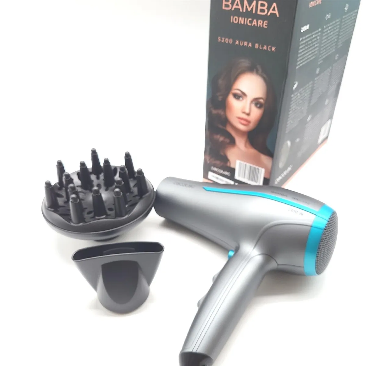 Cecotec Haartrockner Haarpflege Bamba IoniCare 5200 Aura Black Leistungs