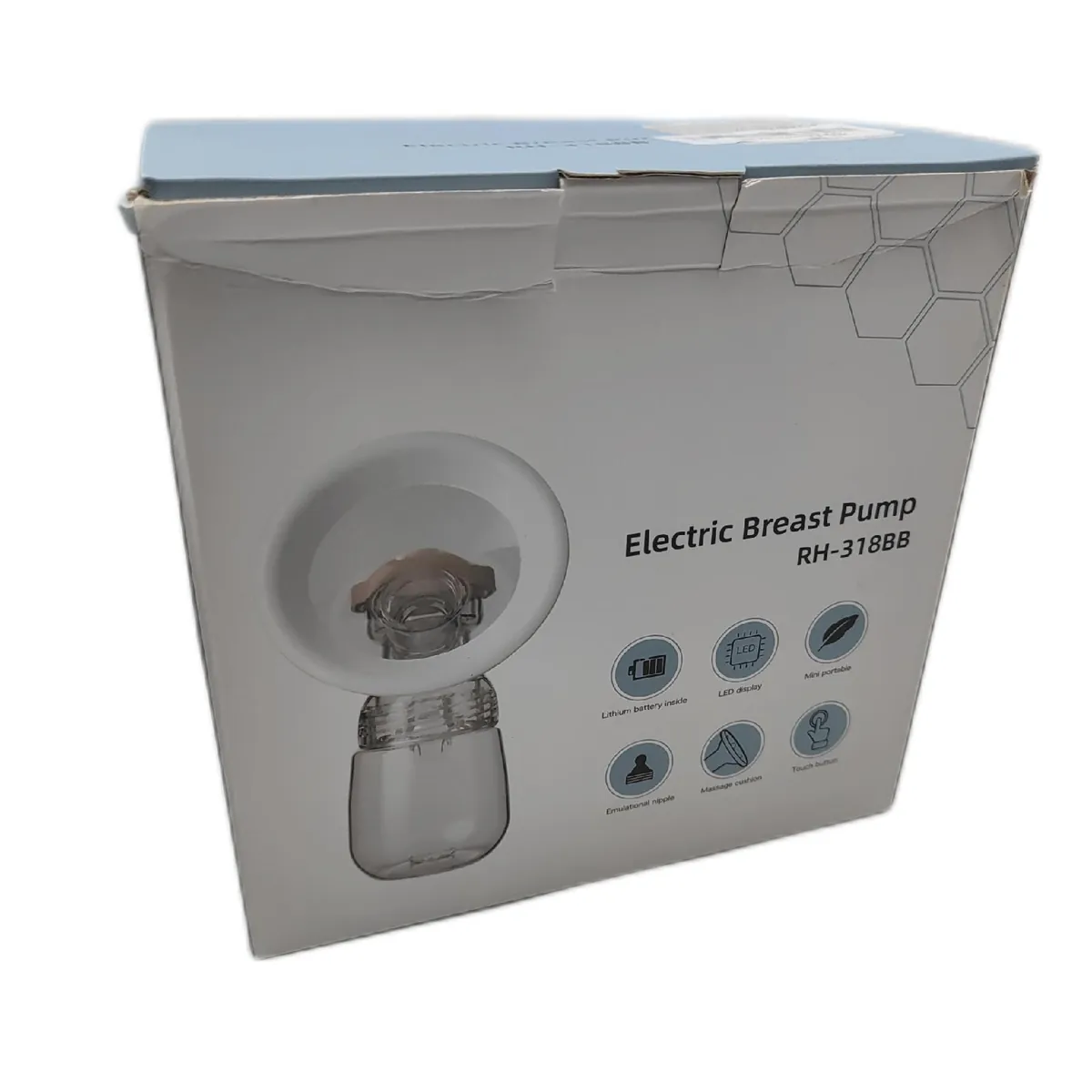 Bizcasa Milchpumpe Babyausstattung elektrische Milchpumpe 4 Modi 9 S