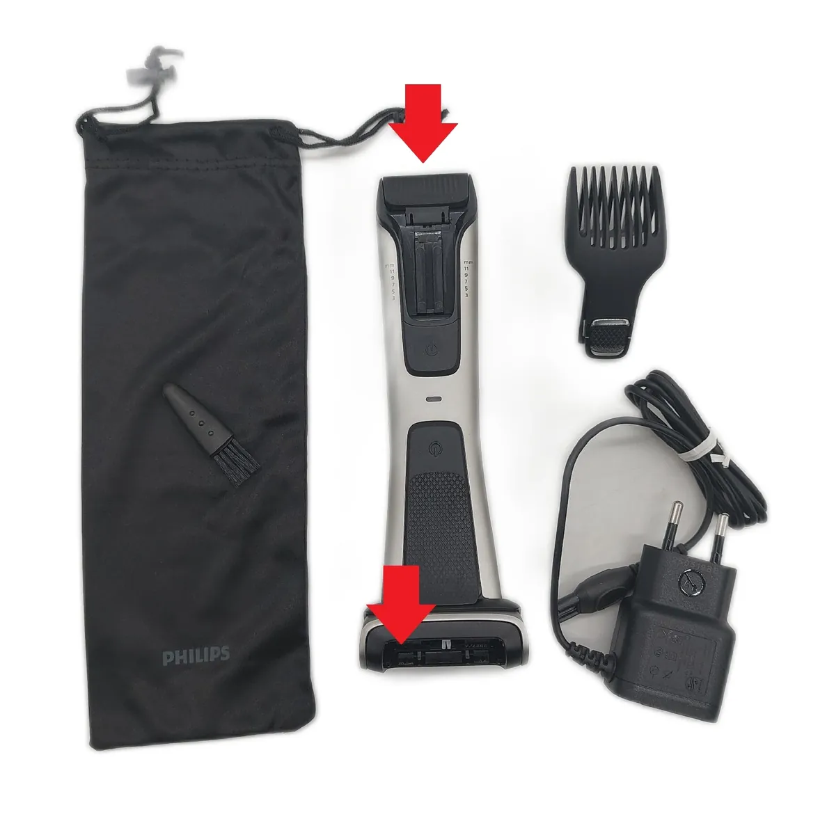 Philips BG7025 15 Bodygroom Series 7000 Klingen fehlen Gebrauchsspuren