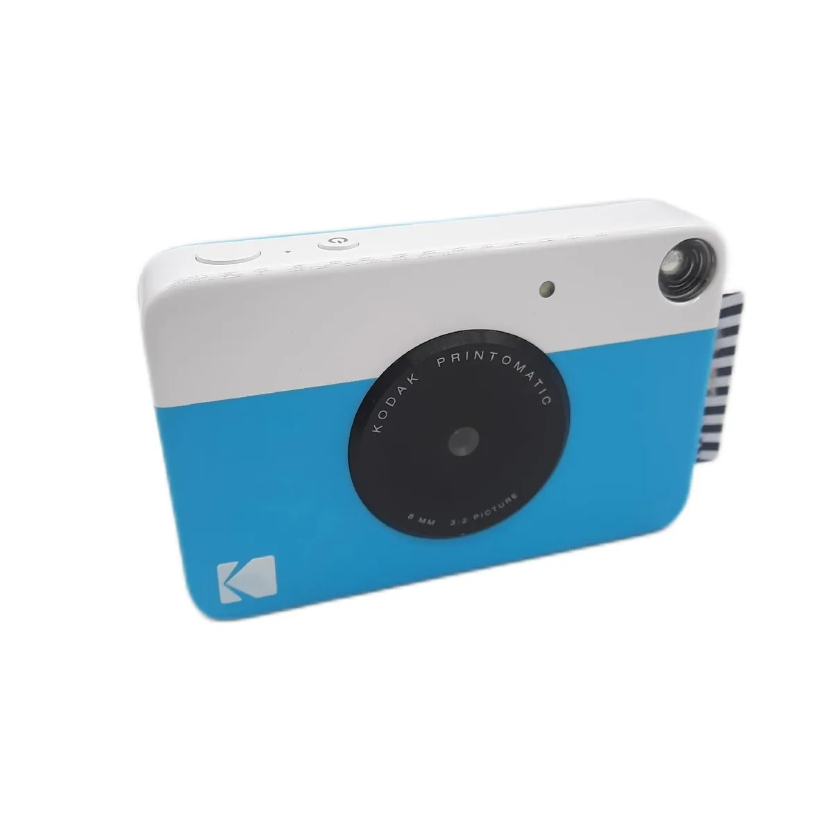 KODAK Printomatic Sofortbildkamera Blau Gesch kpackung m Papier - Unvollständig