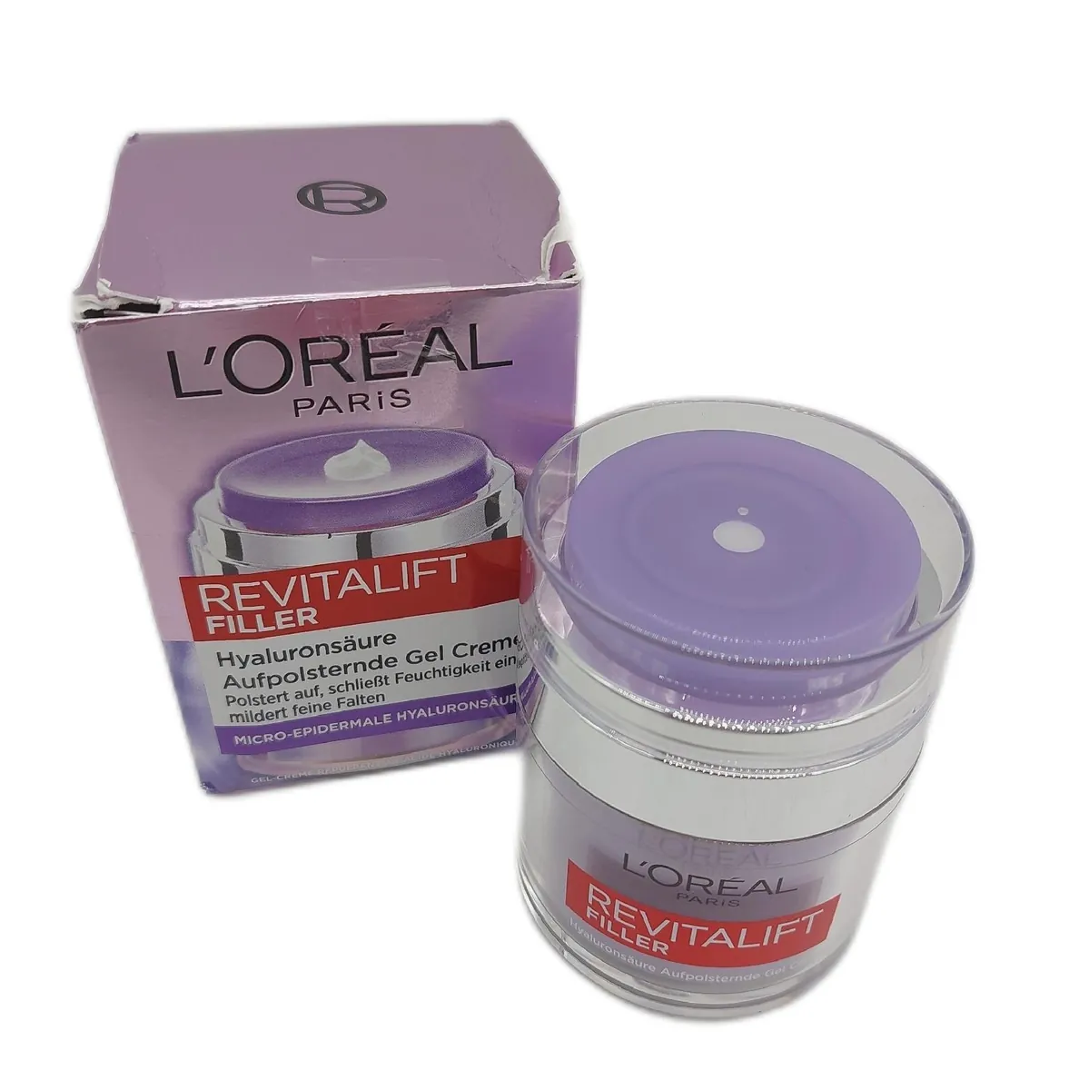 LOreal Paris Gel Creme Gesichtspflege Anti Falten Aufpolsternd Intensiv Wirkung