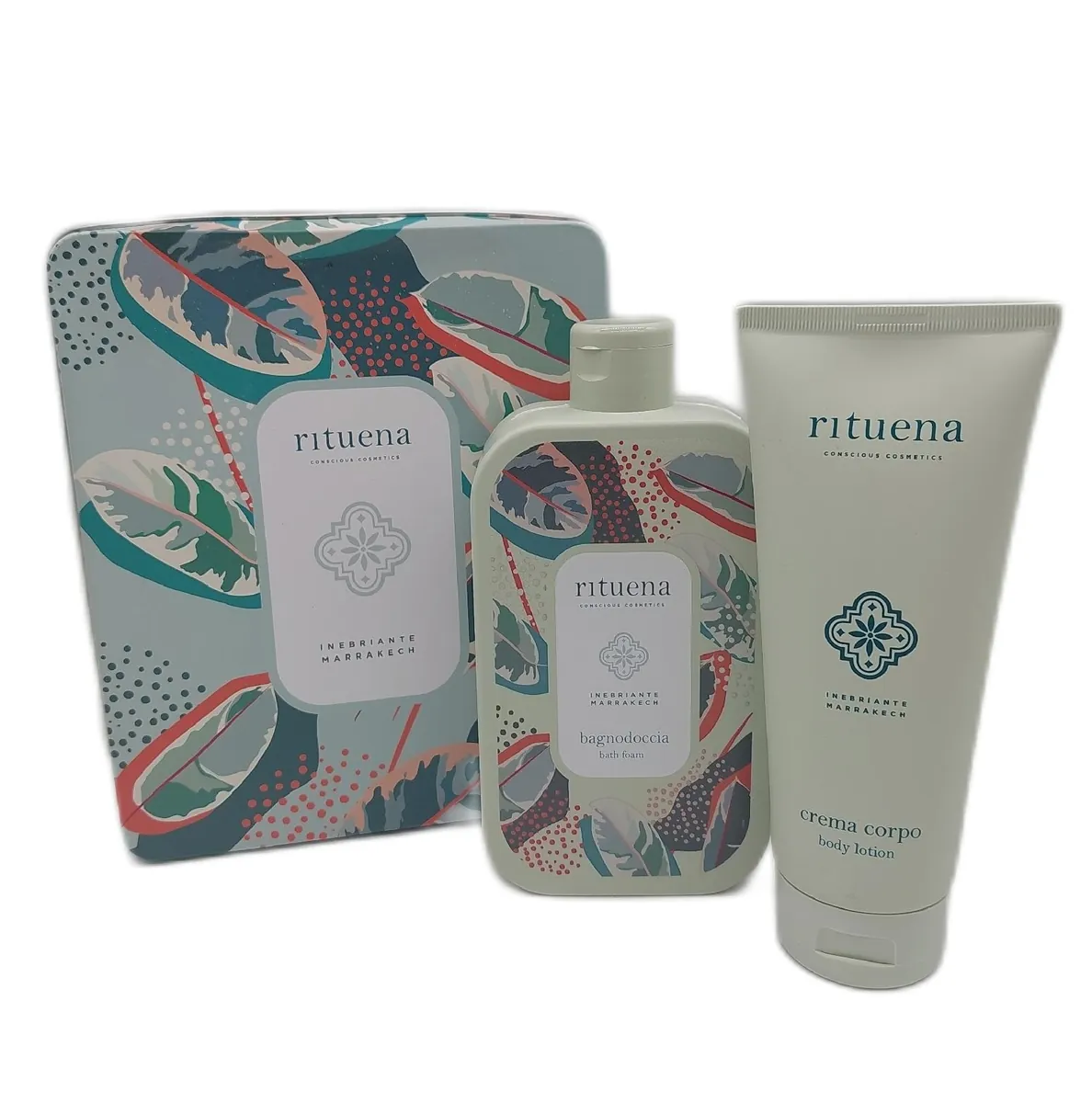RITUENA Geschenkset Körperpflege Marrakesch Duschgel 400ml Körpercreme Ex