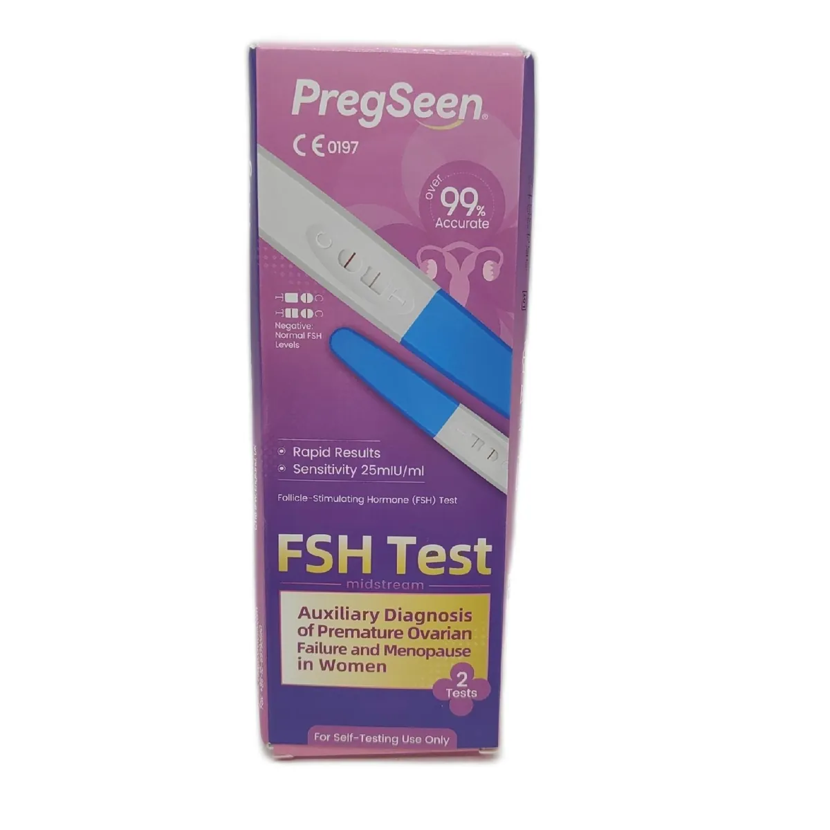 Menopausentest Testdiagnostik Medizin Menopausentest x2 FSH 25 ml