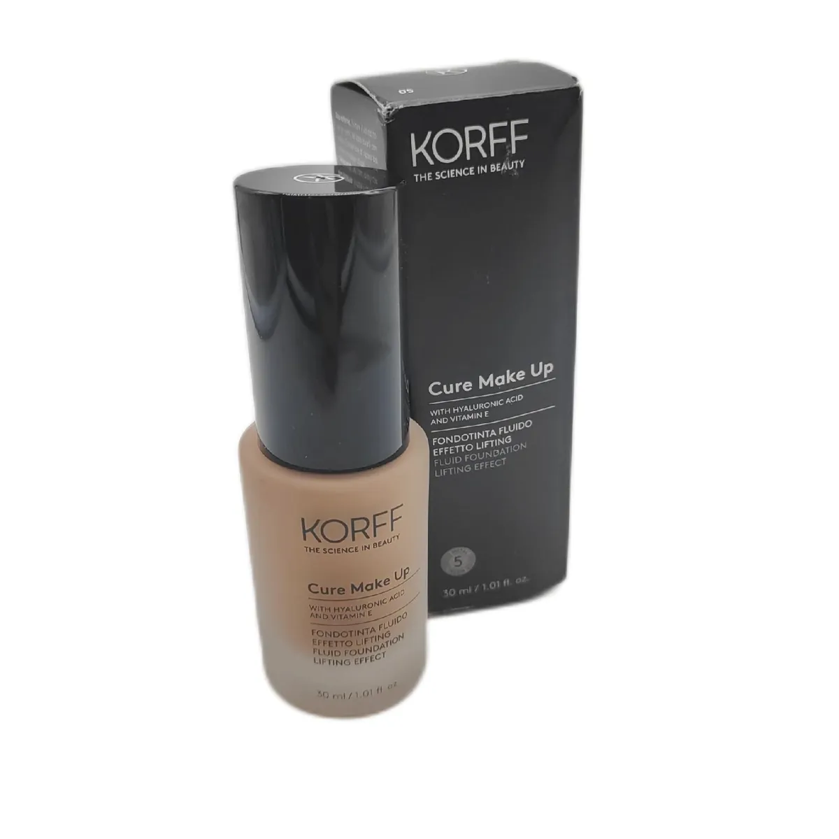 Korff Foundation Make Up Kosmetik Fluid langanhaltend Anti Aging Lifting Effekt für Frauen