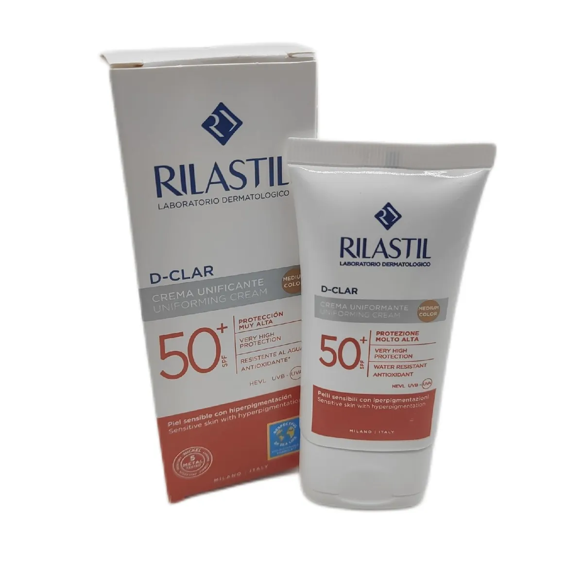 Rilastil Gesichtscreme Gesichtspflege D Clar getönte Creme für aufhell