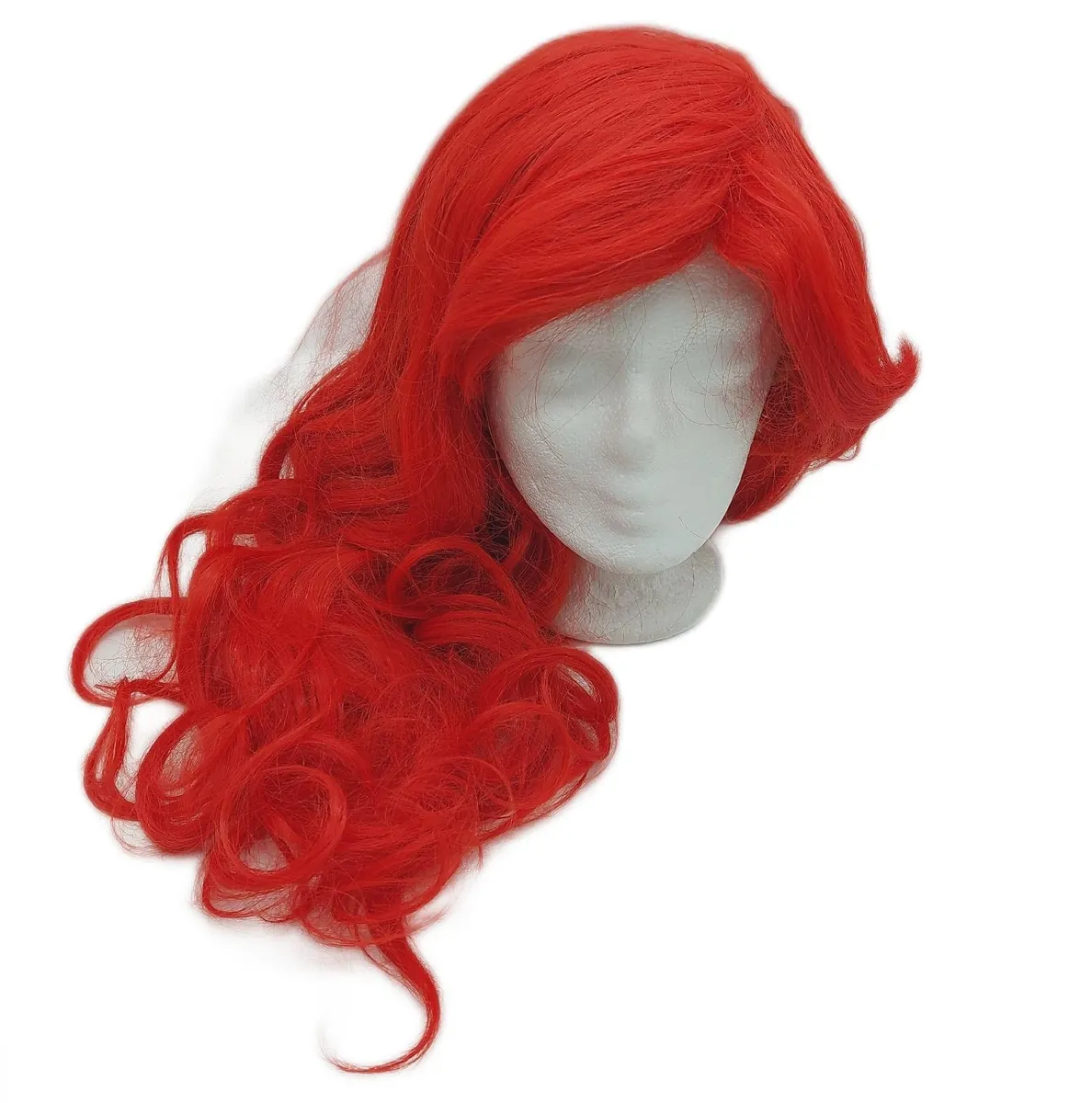 CGVG Perücke Haare Lange lockige rote Stylisch hitzebeständig modisch elegant leicht