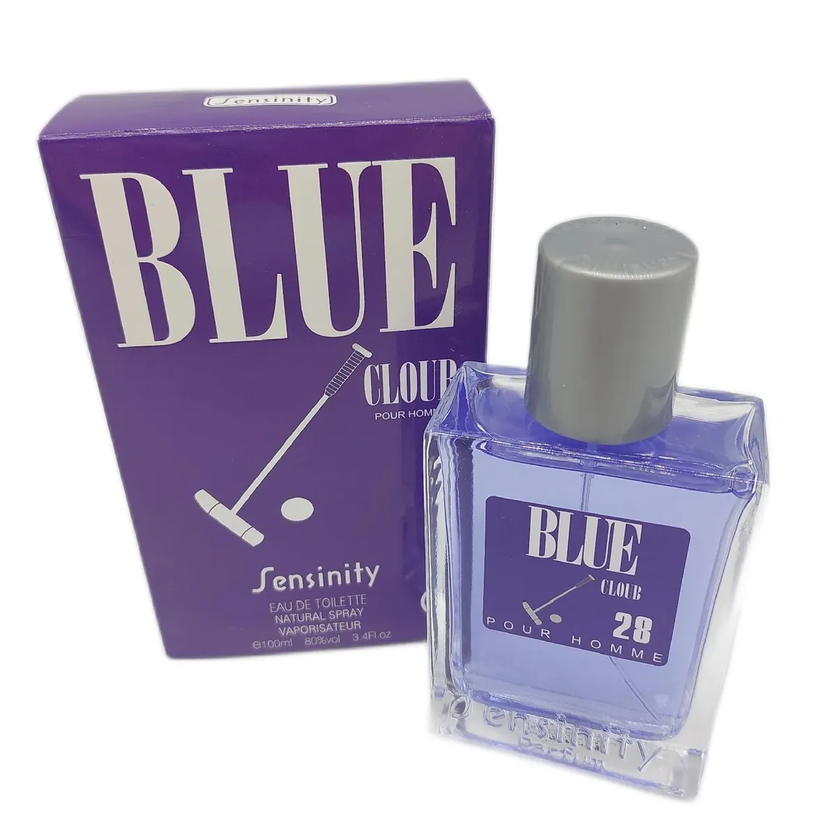 Blue Cloub Herrenparfüm Duftwasser Herrenpflege 100 ml Frisch und Belebend