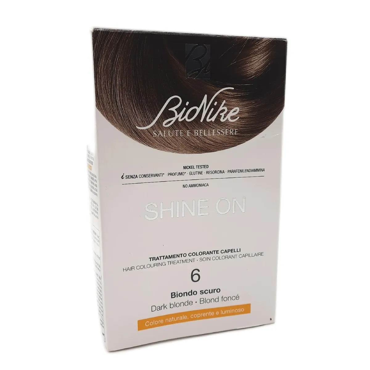 Bionike Haarfarben Haarpflege Shine On Nr 6 Dunkelblondes Haarfarben Set Pflege