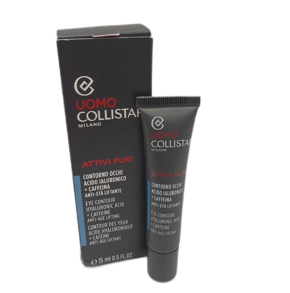 Collistar Augencreme Gesichtspflege Attivi Puri Hyaluronsaure Koffein