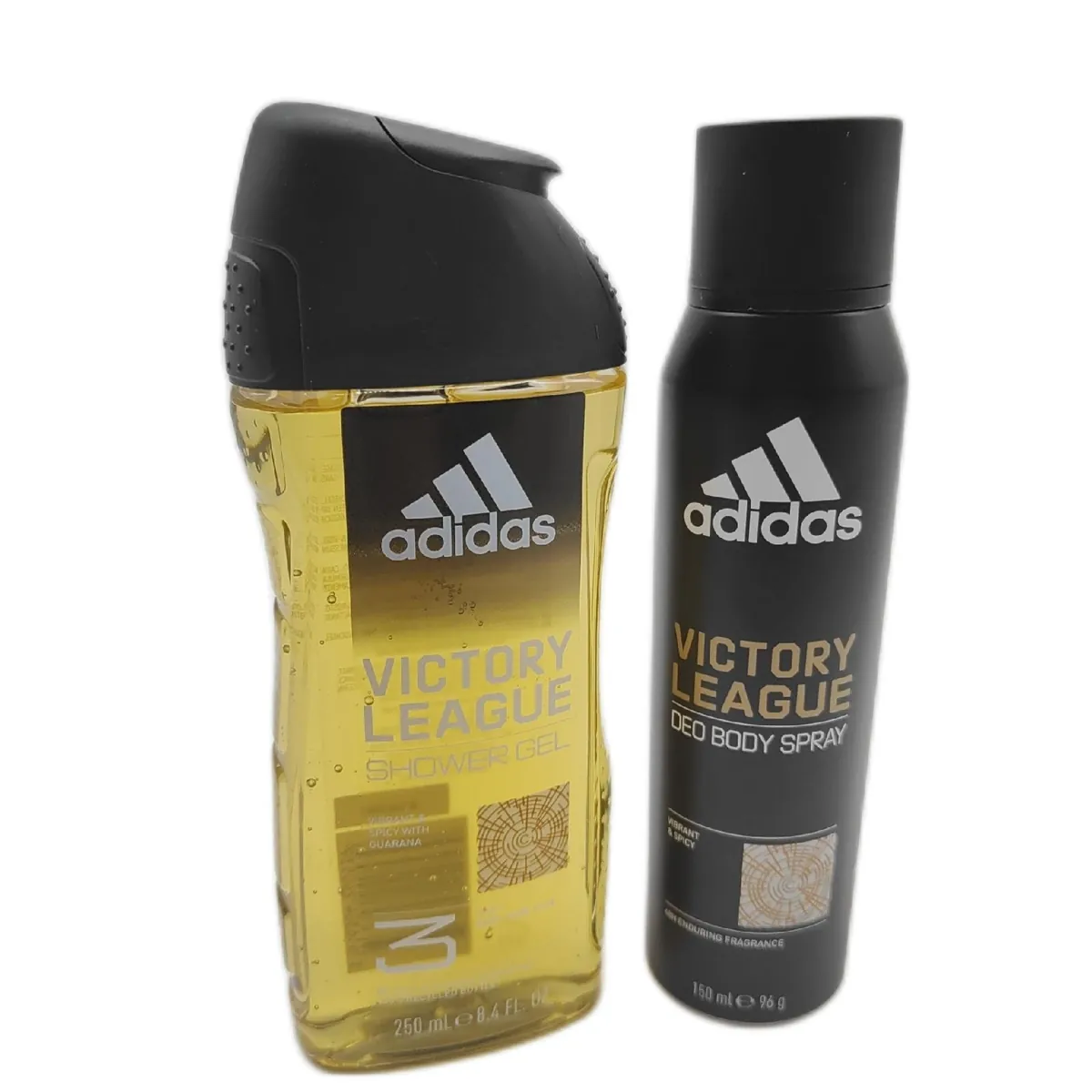 Adidas Duschgel Körperspray Körperpflege Victory League Erfrischung Frischepflege Set
