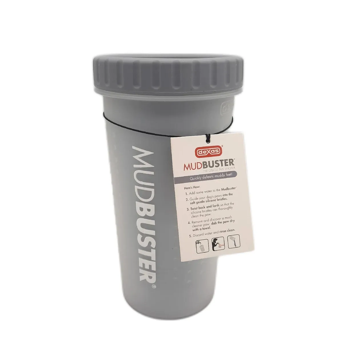 Dexas Hundepfotenreiniger Pflegezubehör MudBuster Large Tragbar praktisch sauber und